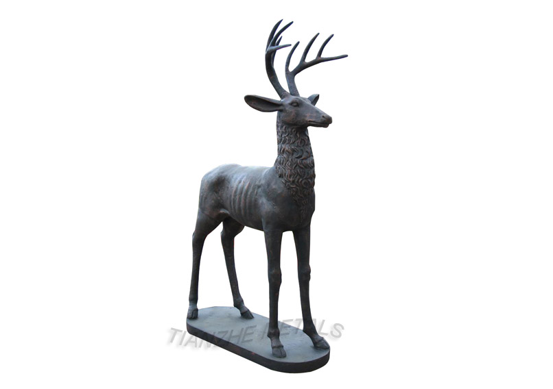 Cast Iron Stag Statue 689