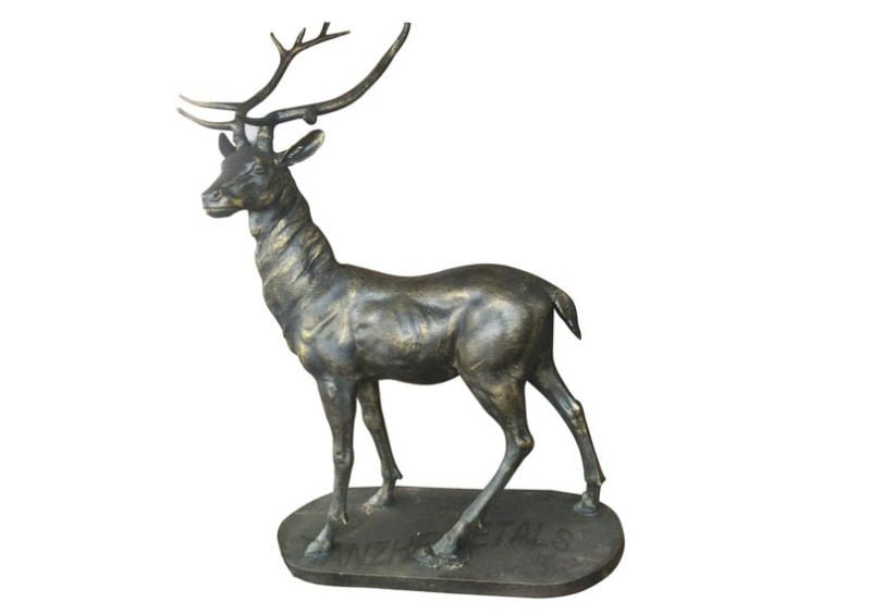Cast Iron Stag Statue – Home & Garden Statues and Ornaments Supplier ...